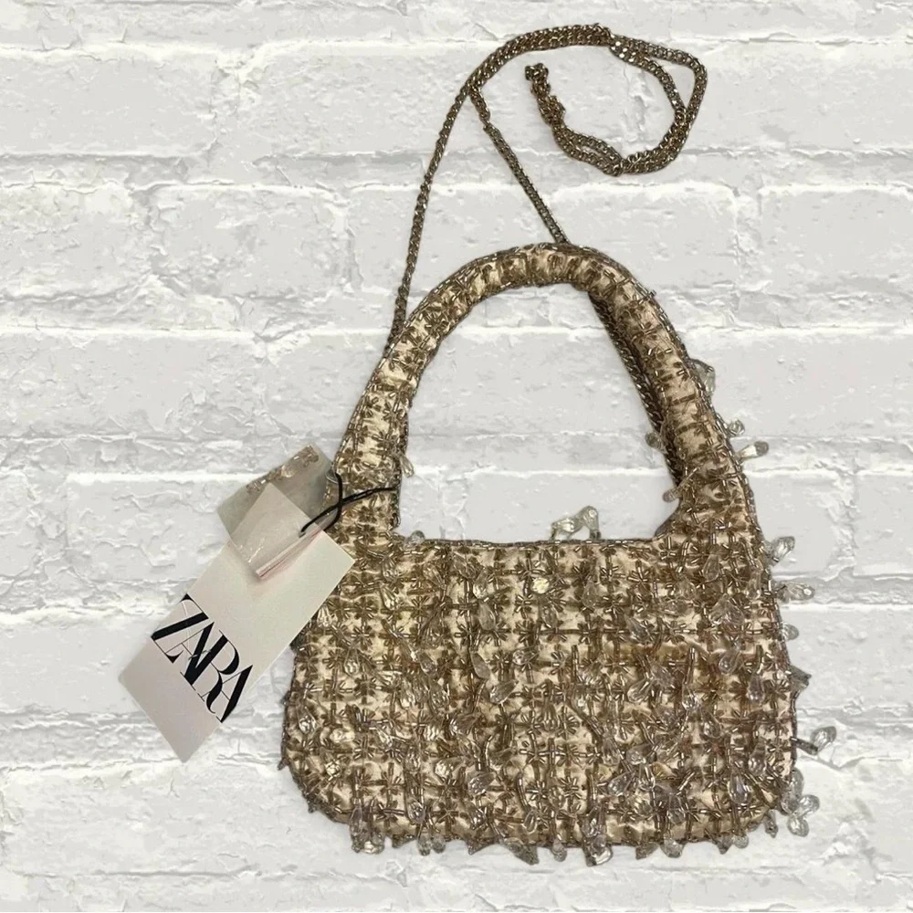 Zara Beaded Shoulder Bag - Picture 6 of 6